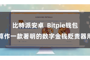 比特派安卓 Bitpie钱包算作一款著明的数字金钱贬责器用