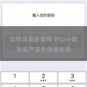 比特派最新教程 Bitpie数字资产安全保障指南