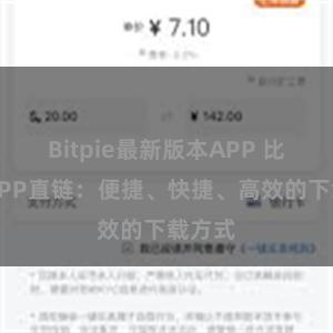 Bitpie最新版本APP 比特派APP直链：便捷、快捷、高效的下载方式