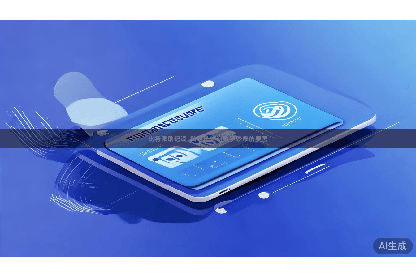 比特派助记词  私钥是处治数字钞票的要害